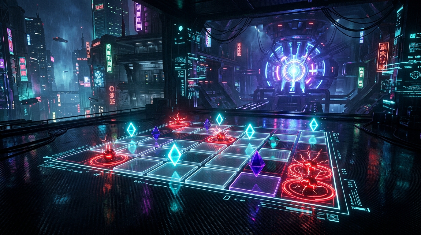 Cyber Mines Concept Key Art